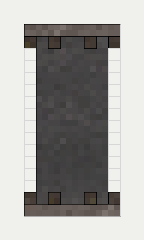 Cast Piping (Straight), the top (up)