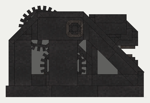 Rivet Heading Machine, the back (north)