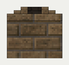 Molten Canal (Mold Pedestal), brick, the back (north)