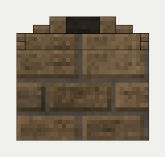 Molten Canal (Mold Pedestal), brick, the front (south)