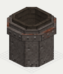 Molten Barrel, isometric