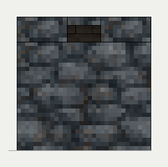 Molten Canal (Start), cobblestone, the back (north)