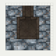 Molten Canal (Start), cobblestone, the top (up)