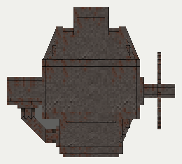 Bessemer Converter Vessel, the left (west)