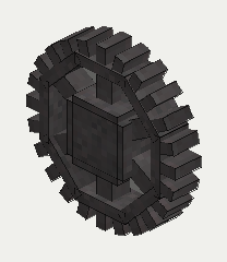 Spur Gear, isometric