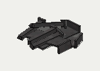 Cast Iron Nails and Strips, isometric