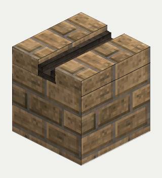 Molten Canal (Straight), brick, isometric