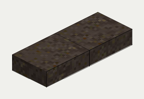 Shingled Slab, isometric