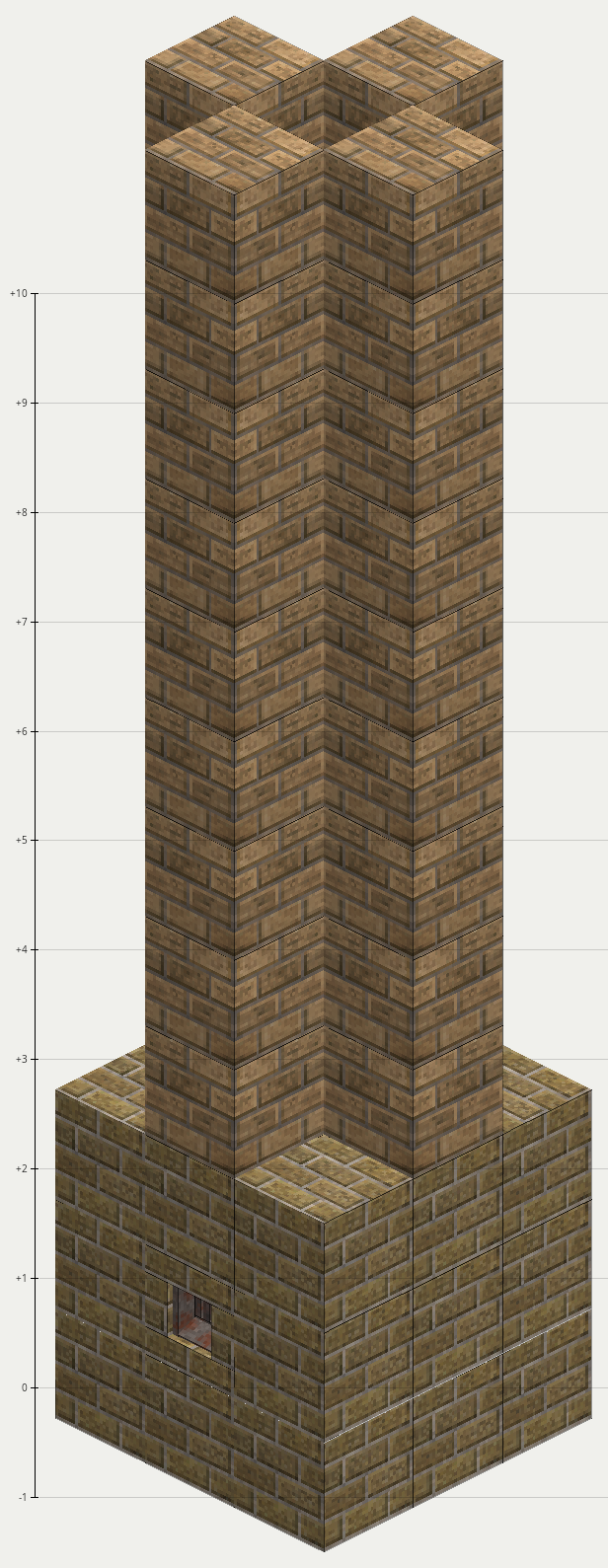 Smoke stack, cutaway