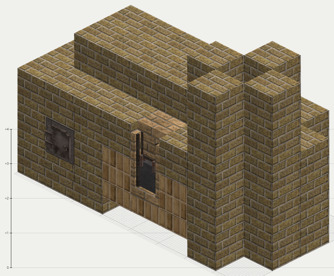 Heating furnace, cutaway